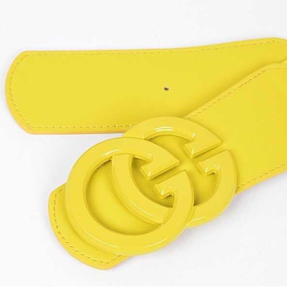 One Size Logo Elastic Statement Belt - Picture 9 of 9